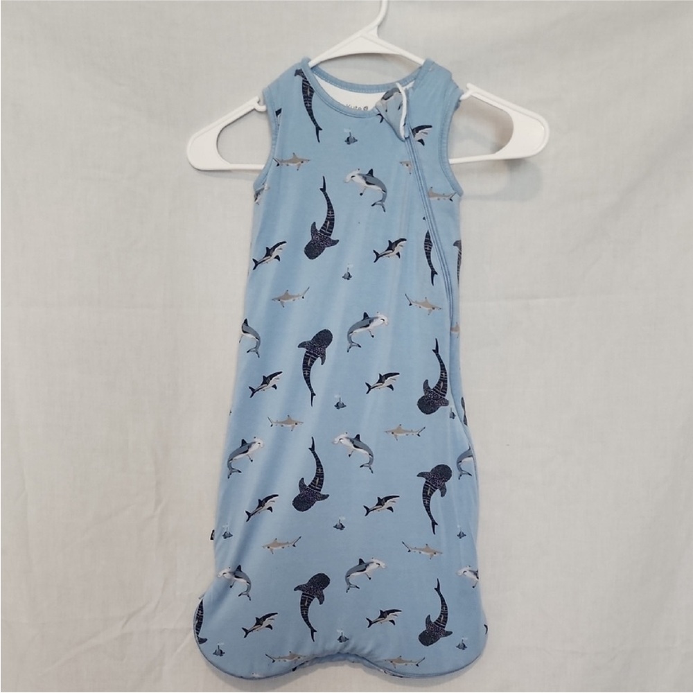 Kyte BABY Shark Pattern Sleep Sack - Light Blue